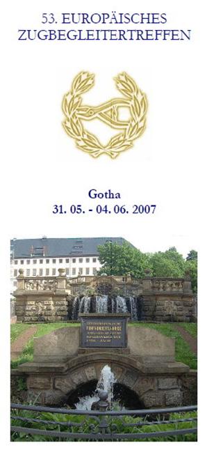 Gotha (Residenzstadt) 31.05.- 04.06.2007 - Flyer (001) 
