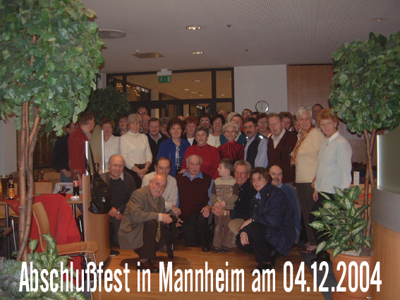 Jahresrückblick 2004: Abschlußfest in Mannheim am 04. Dezember 2004 (001)