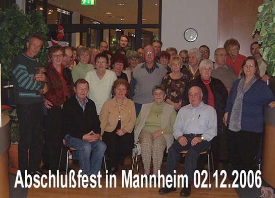 Jahresrückblick 2006: Abschlußfest in Mannheim 02. Dezember 2006 (001)