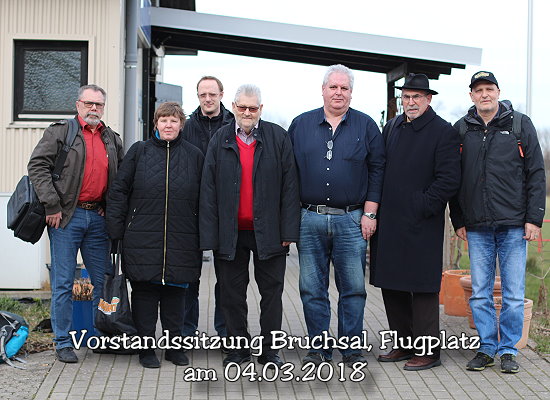 Jahresrückblick 2018: Vorstandssitzung in Bruchsal, Flugplatz am 04.03.2018 (001)