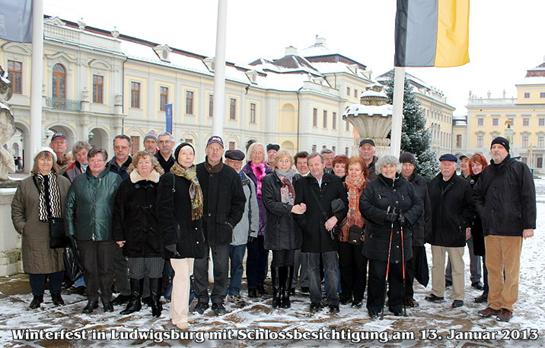 Jahresrückblick 2013: Winterfest in Ludwigsburg mit Schlossbesichtigung am 13. Januar 2013 (001)