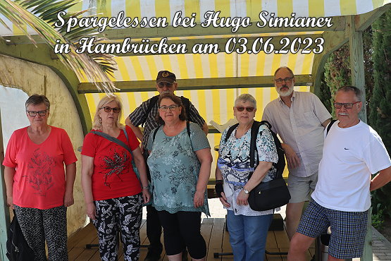 Jahresrückblick 2023: Spargelessen bei Hugo Simianer in Hambrücken am 03.06.2023 (001)