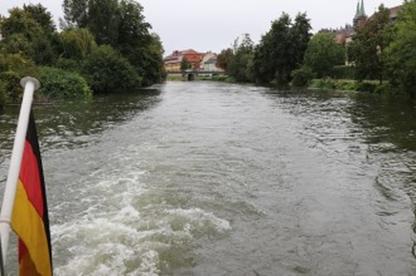 Bamberg 09.- 12.09.2024 - Stadtfhrung in Bamberg, Mittagessen im Restaurant Schlenkerla, die historische Rauchbierbrauerei, Ausflug mit dem Personenschifffahrt Kropf GmbH, Gruppenfoto und Abschluabend im "Zum Einhornkeller" -  Bamberg am 11.09.2024 (027)